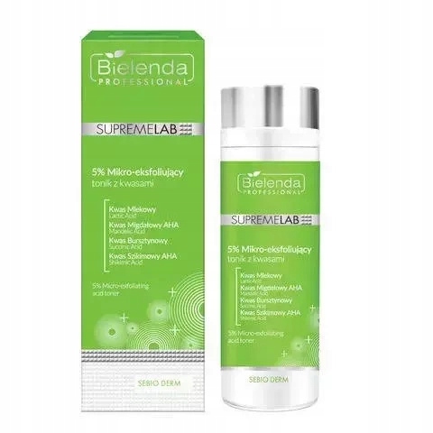 Bielenda Professional Supremelab Sebio Derm 5% exfoliační tonikum s kyselinami
