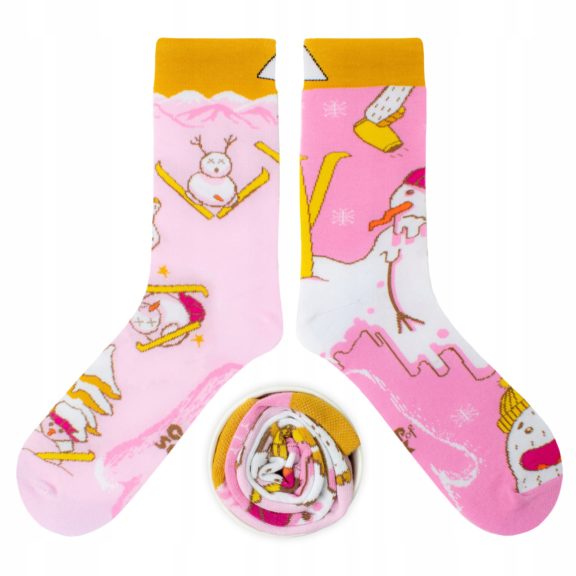 

Cupofsox Kolorowe Skarpety Bałwan Zima 41-44