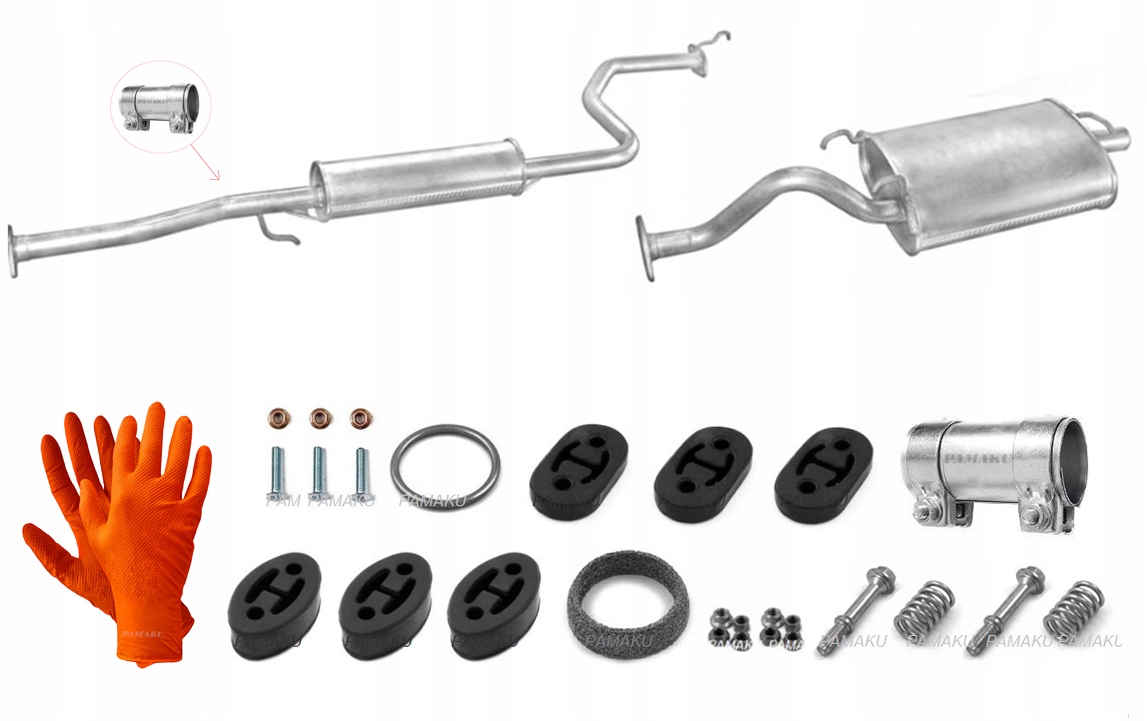 Honda CIVIC 1.4 1.6 (1995-2001) Hatchback Tlumič Koncový