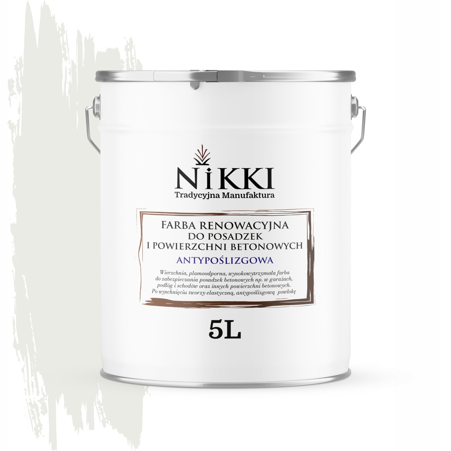 Renovačná Farba Na Podlahy Protišmyková Uv Biela Signálna RAL9003 5L