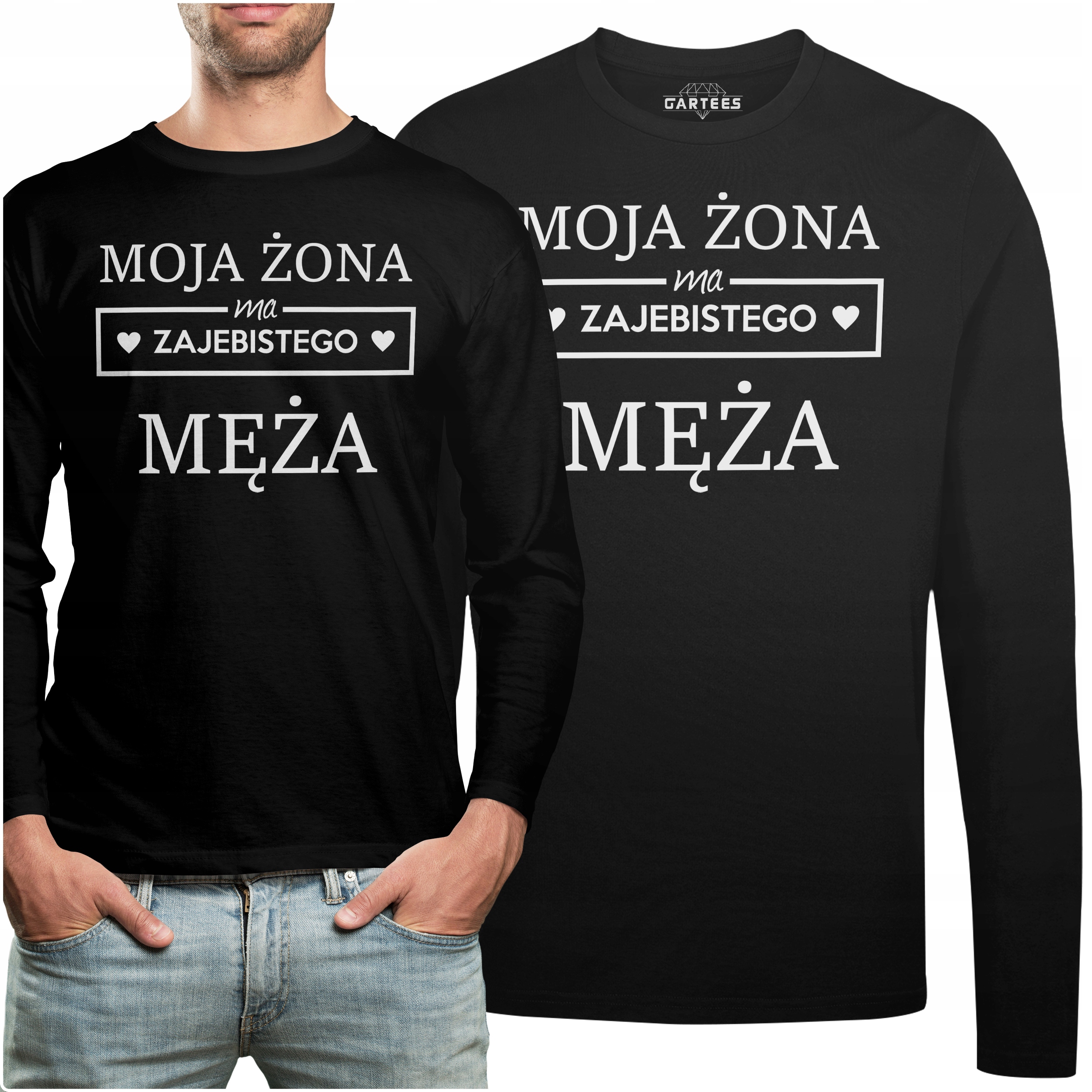 

Koszulka Long Moja Żona Ma Zajebistego Męża