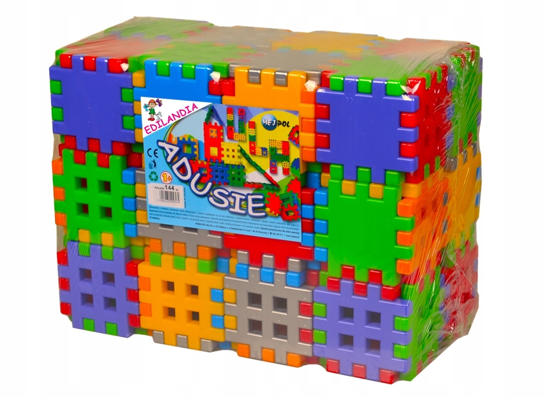 MEGA PAKA wafle ADUSIE KOSTKA 144 elementy