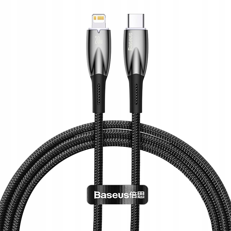 

Kabel Usb-c do Lightning, Baseus, 20W, przewód 1m