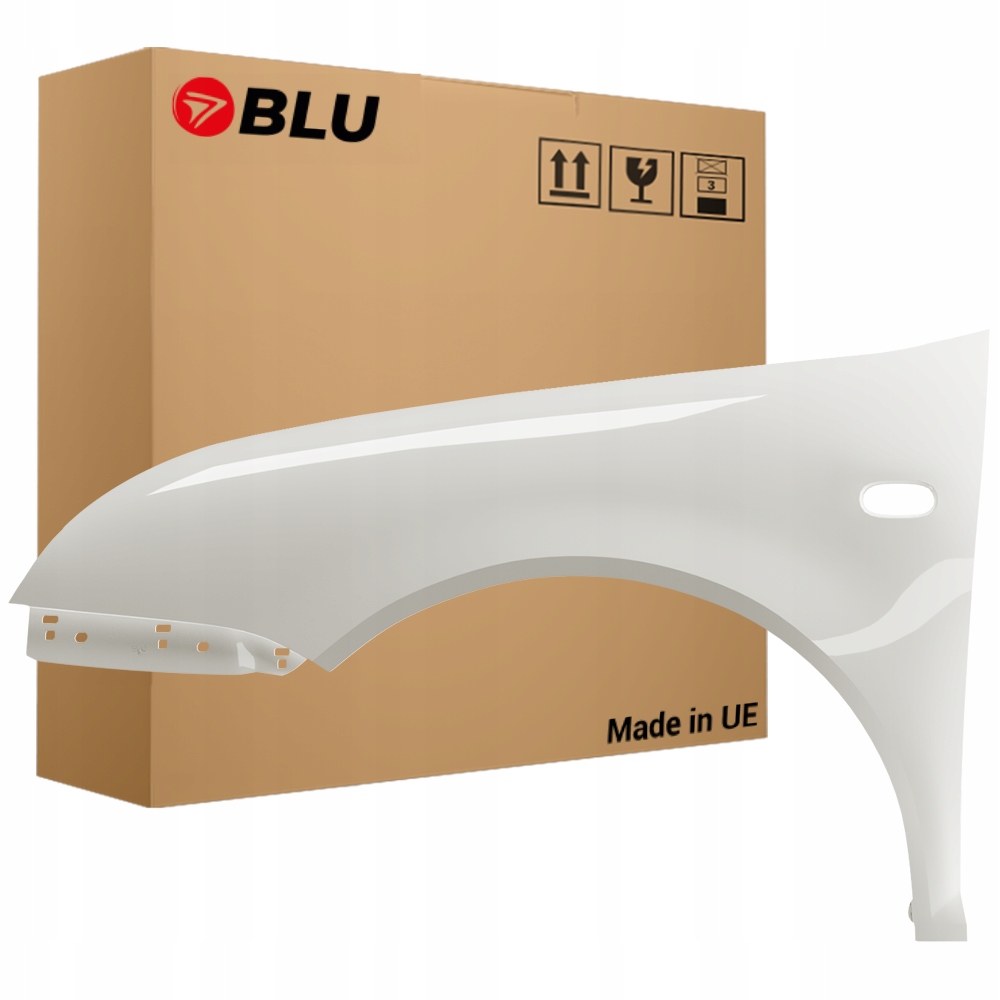 Blu Blatník Vw Bora LB9A levý bílý 98-05 1J přední pozink CandyWeiss