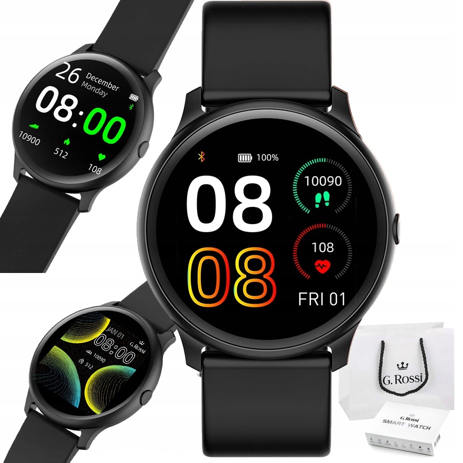 Zegarek G. ROSSI SMARTWATCH PULS KROKI SMS