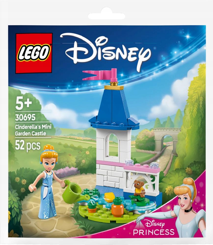 Lego Disney Princess Miniaturowy zamek Kopciuszka z ogrodem 30695