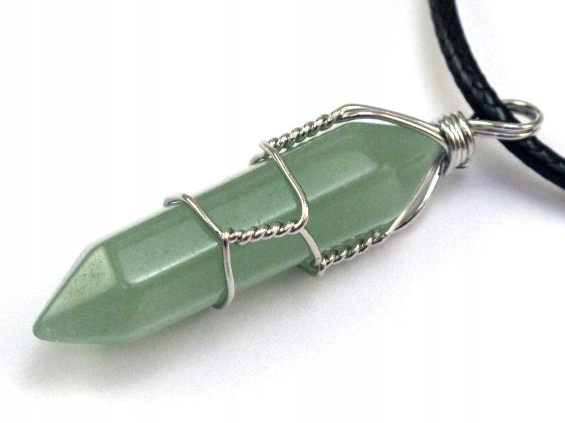 

Wisiorek kamień Awenturyn naszyjnik [W582]