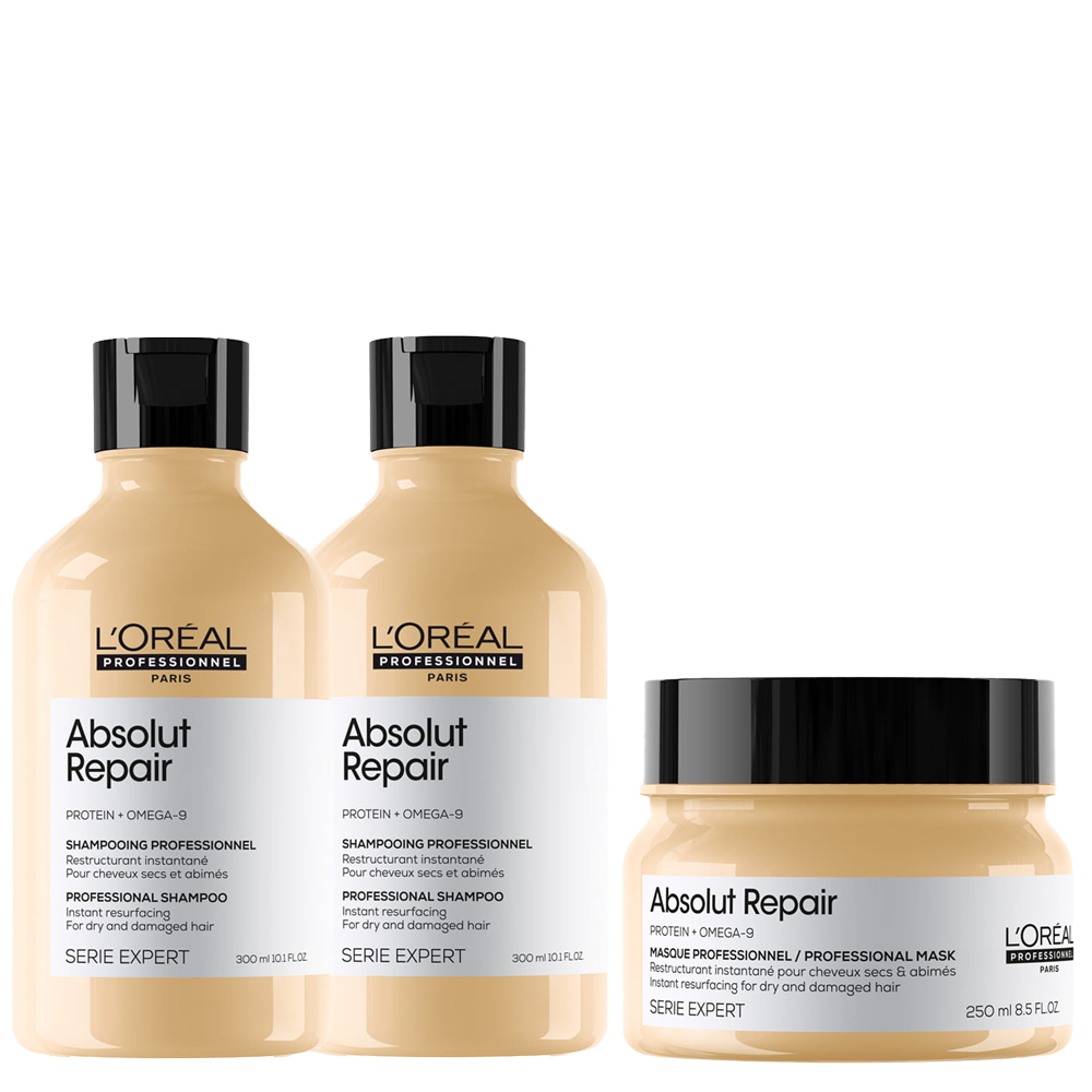 LOreal Absolut Repair Gold dva šampony maska