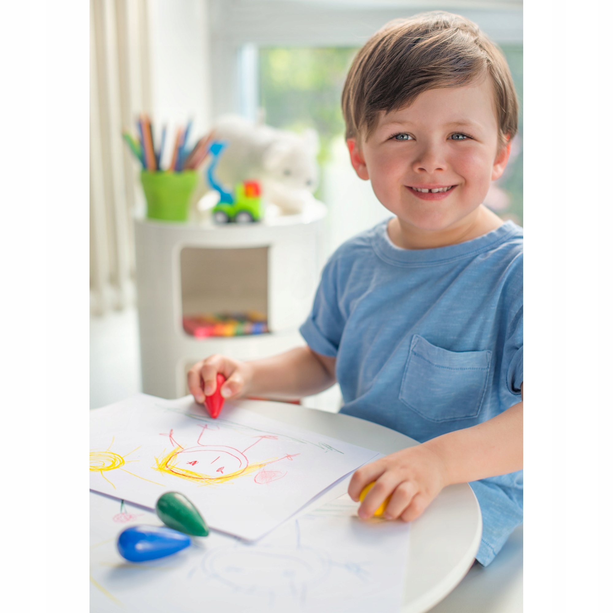 KREDKI FC ŚWIECOWE 4 KOLORY BLISTER 120405 Marka Faber-Castell