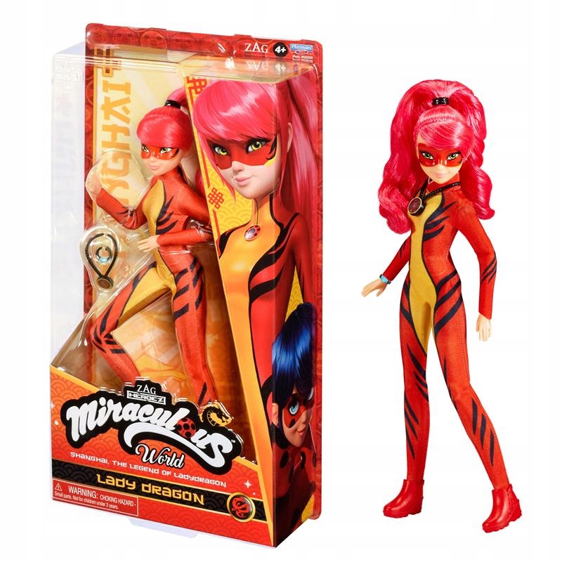 

Biedronka i Czarny Kot Lalka Dragon Shanghai 26cm