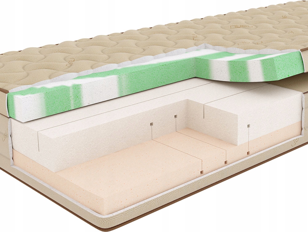 Materac Sleepmed Natura Plus 160x200 Naturalny