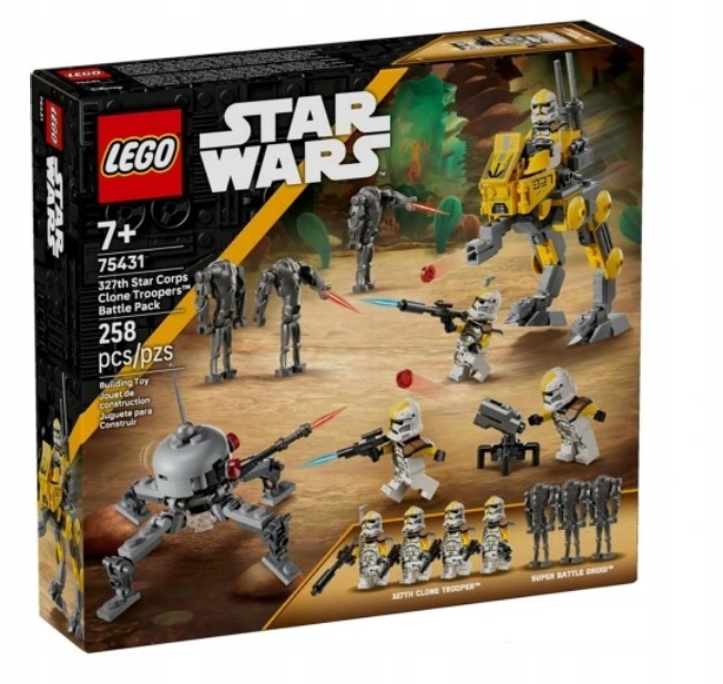 Lego 75431 Star Wars Bojová Sada Klonoví Vojáci Z 327. Galaktického Sboru