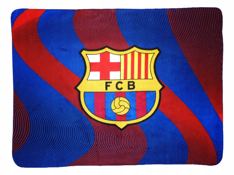 Koc Polarowy Fc Barcelona Średni Wymiar 120 X 150 Narzuta