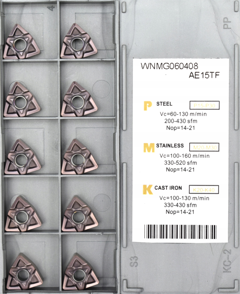 PŁYTKA WIELOOSTRZOWA WNMG 060408 AE15TF Marka inny