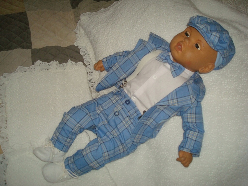 MARYNARKA KOMPLET UBRANKO/CHRZTU/WESELE/80 INNE Płeć Chłopcy