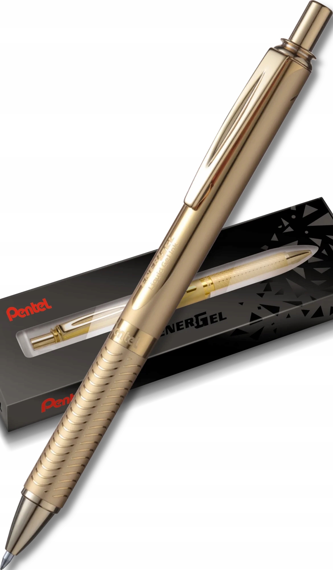 PIÓRO KULKOWE PENTEL ENERGEL BL407 ZŁOTE