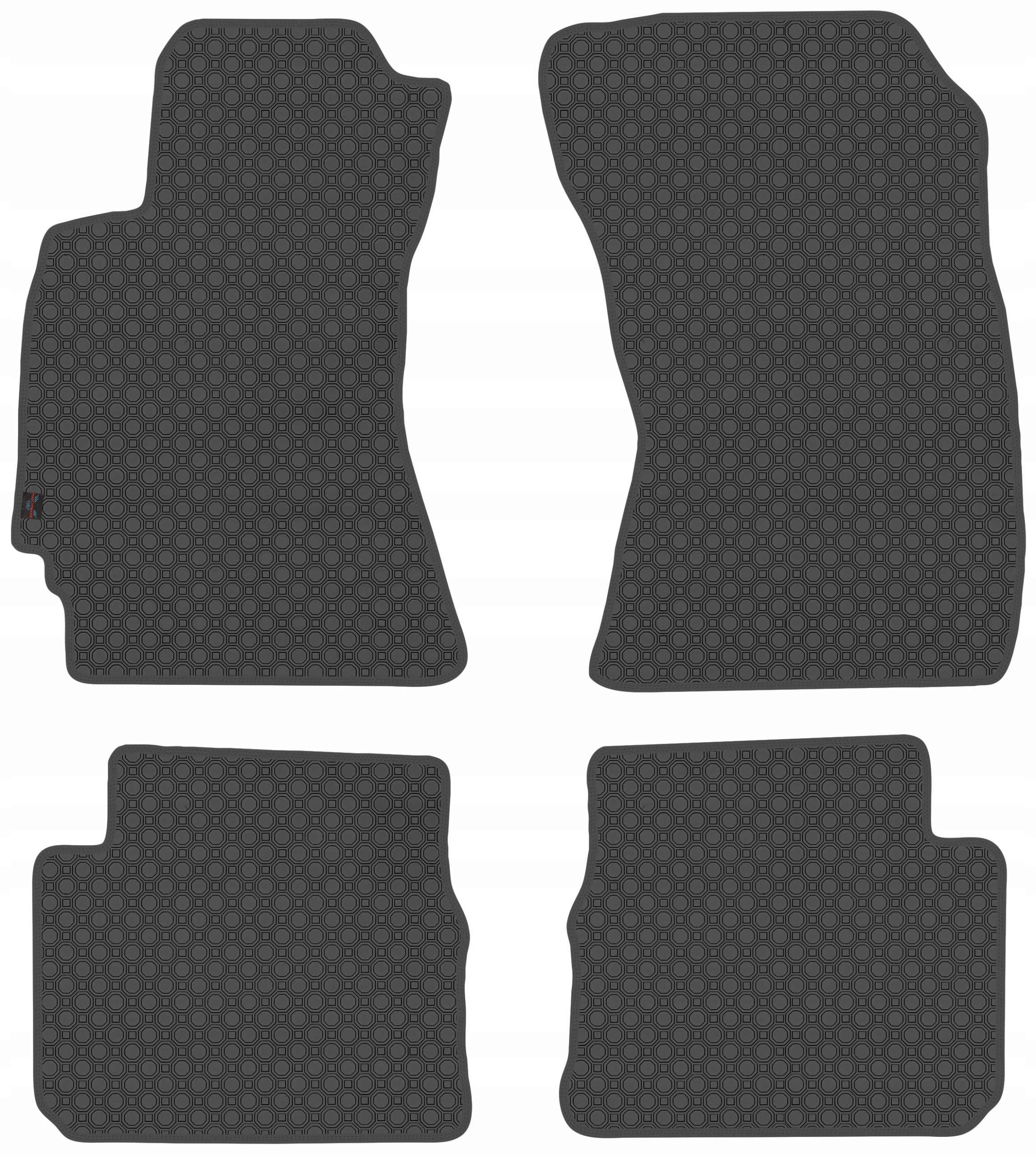 Subaru Forester III 2008-2013 Gumové koberce Černé