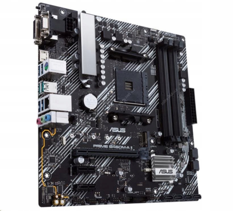 Asus Mb Sc AM4 Prime B450M-A II, Amd B450, 4xDDR4, 1xHDMI, 1xDVI, …