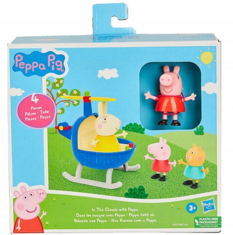 ZESTAW HELIKOPTER ŚWINKA PEPPA + 3 FIGURKI