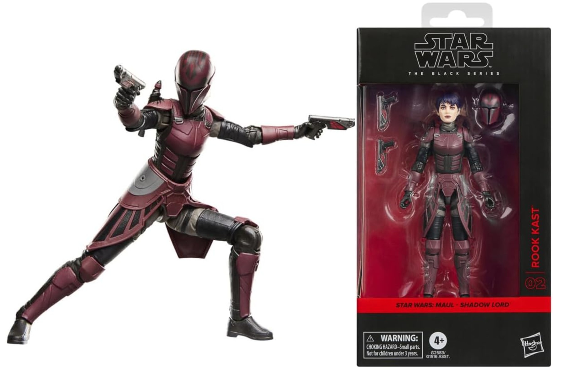 Star Wars The Black Series Maul Shadow figurka Rook Kast Mandalorian 15 cm