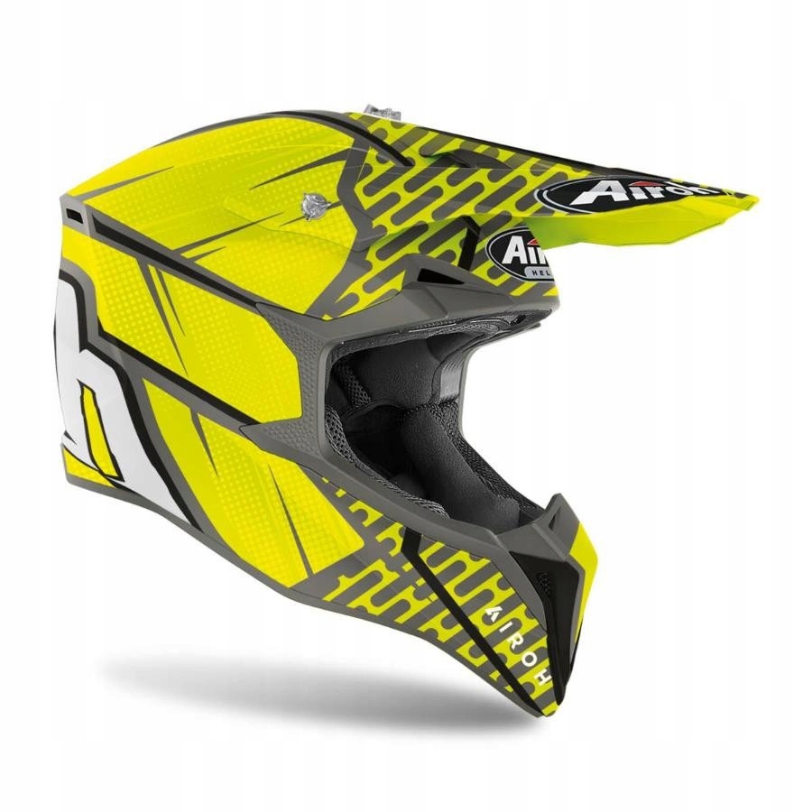 Kask Airoh Wraap Idol yellow/gray L