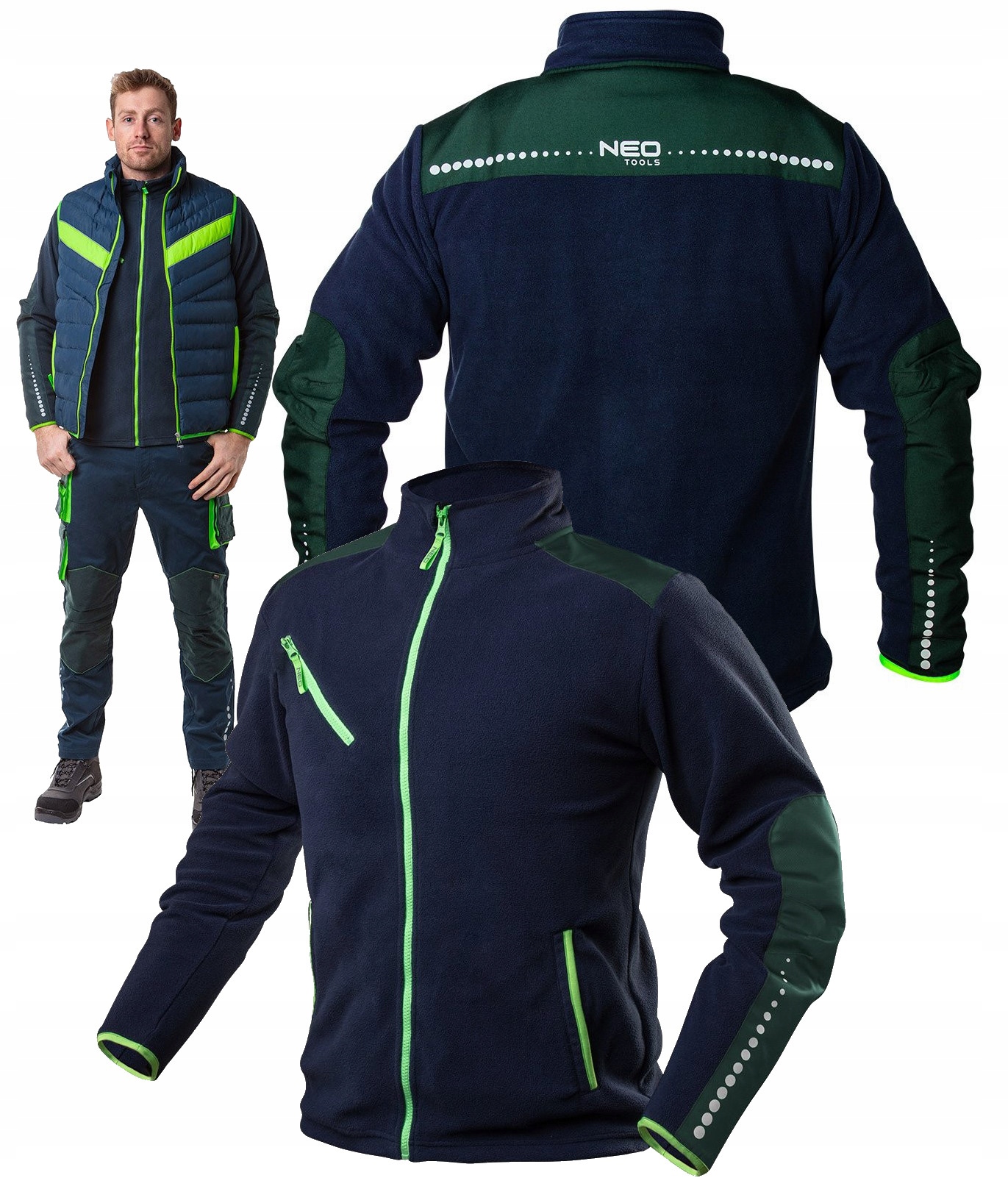 Polar roboczy bluza polarowa wzmocniony premium z cordury rozmiar M Neo