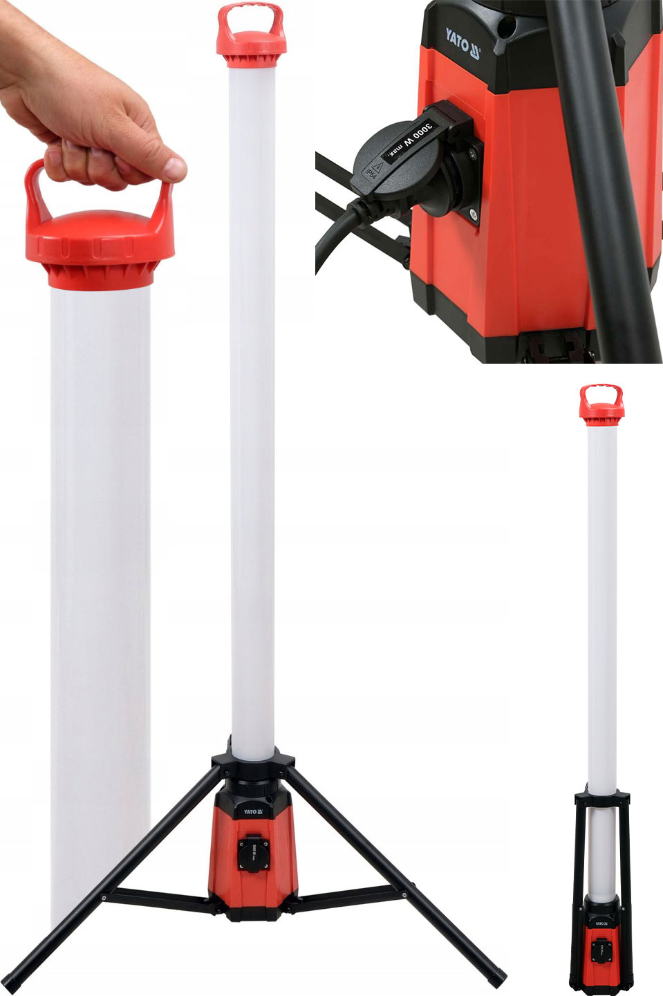 

Yato Lampa Warsztatowa 100W Ze Statywem 7500LM