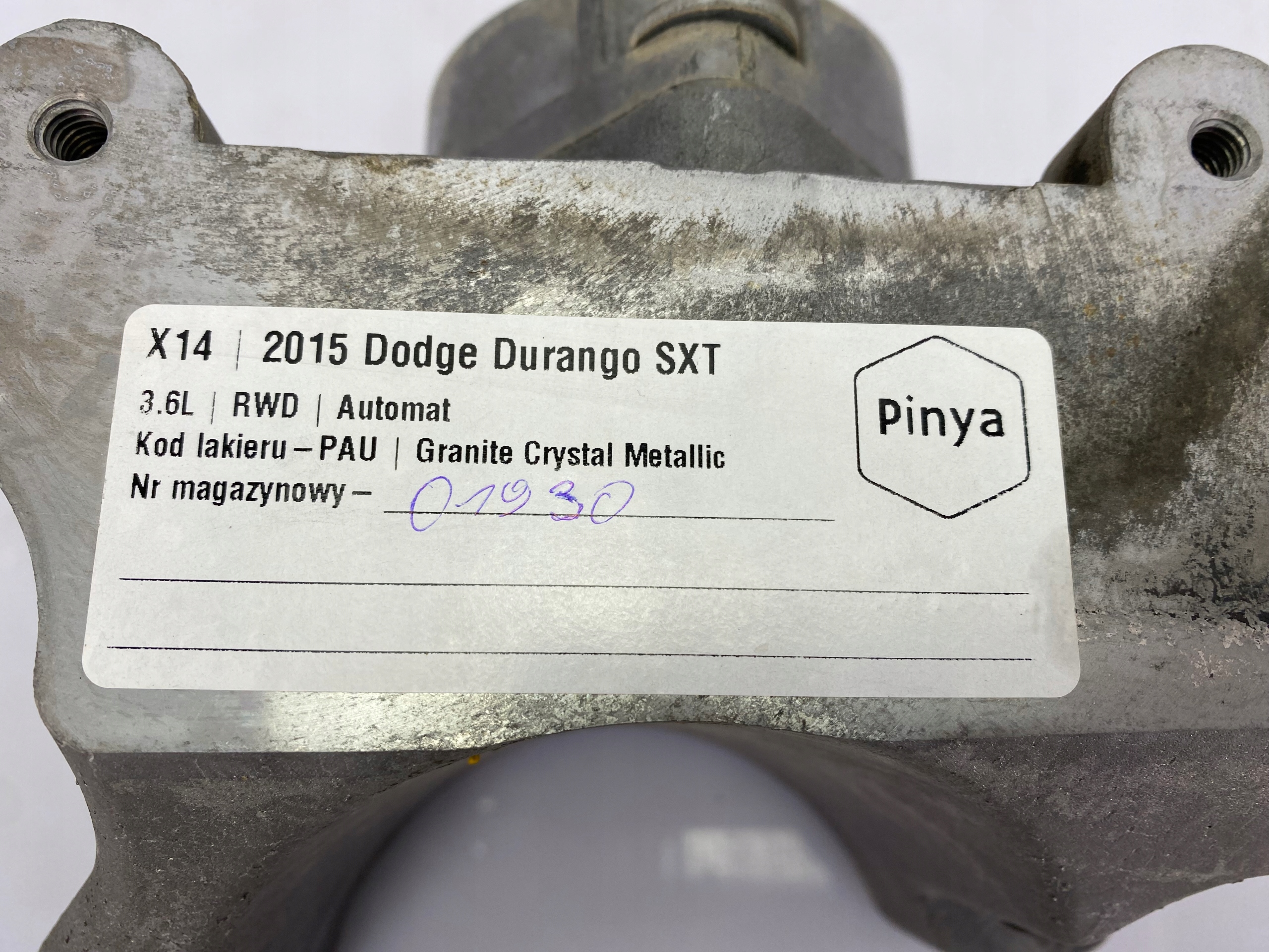 držák airbag převodovky převodů Dodge Durango 2014+ USA