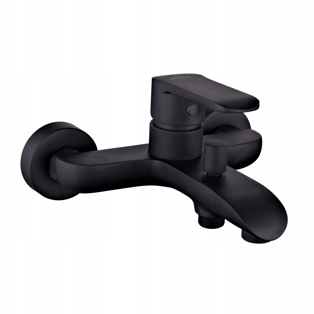 Invena Bateria Wannowa Ścienna Czarna Siros Black Nero