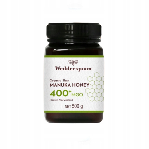 Manuka med Wedderspoon Bio 400+ Mgo 500 g Originální organický surový