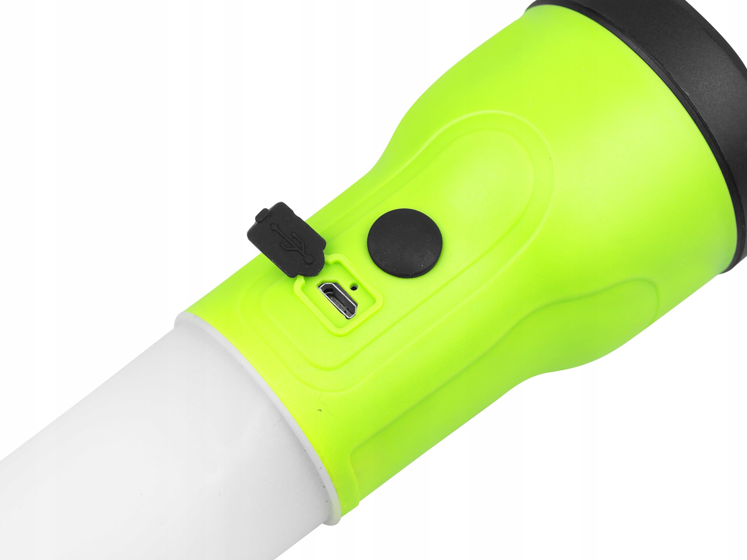 MOCNA LATARKA LAMPKA LED 2w1 AKUMULATOR USB UCHWYT Zasilanie akumulatorowe