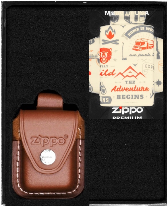 Sada Zippo Zapalovač Outdoor Adventure Design Dárkový No2