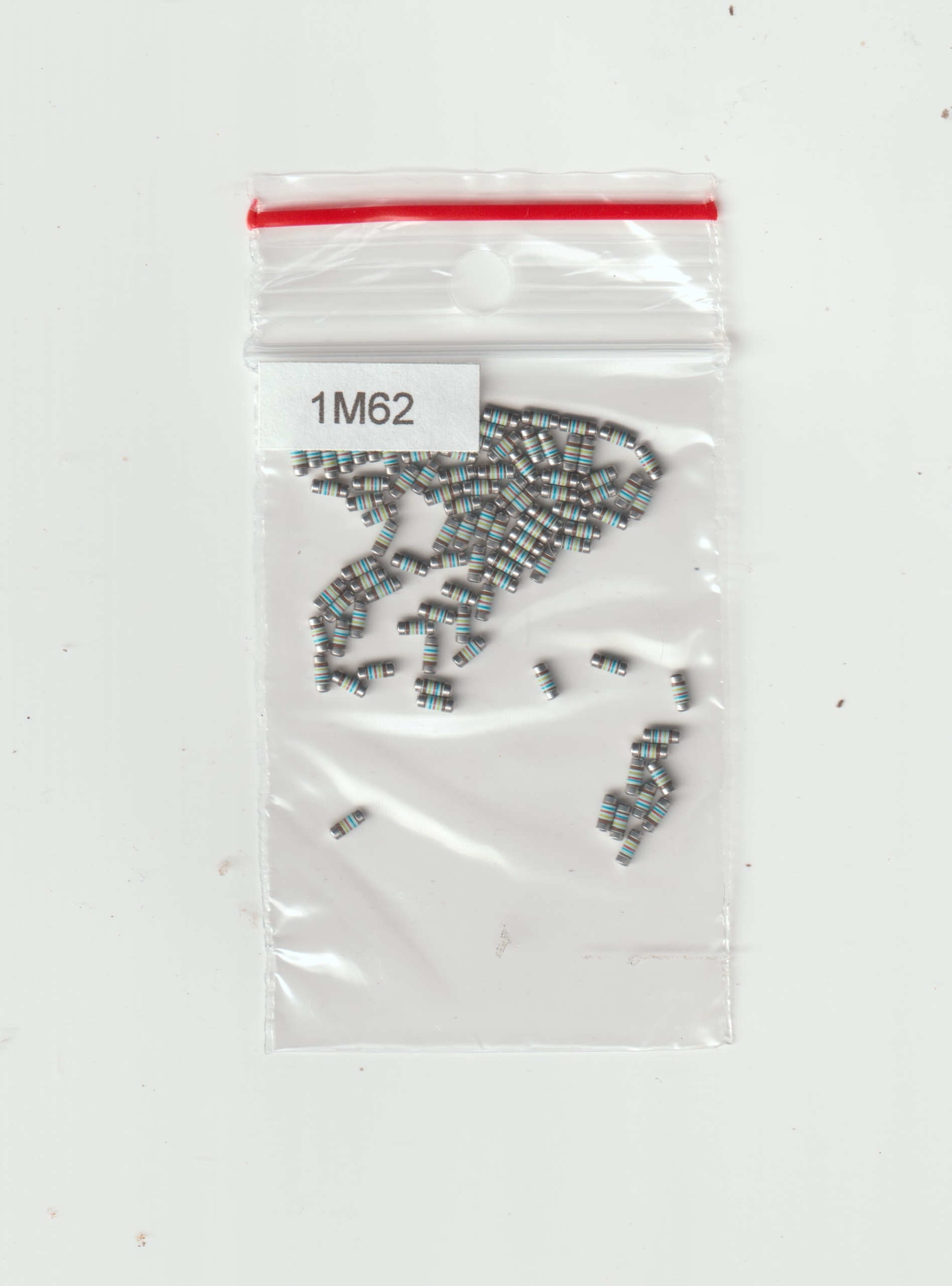 [100szt] 1M62 1% 50ppm rezystor Smd minimelf MS1 Roederstein low noise