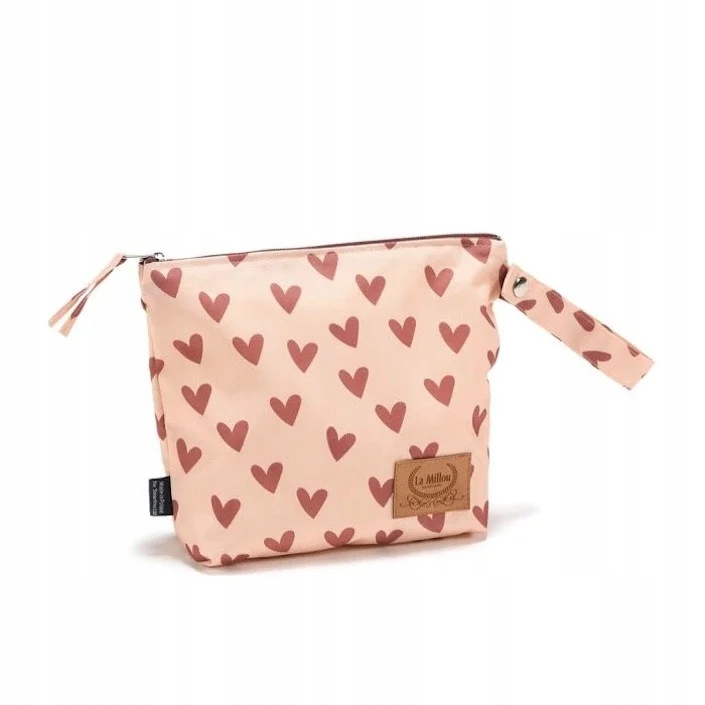 Kosmetyczka rozmiar S Heartbeat Pink La Millou