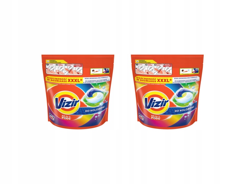 Kapsułki do prania Vizir All In 1 Pods Color 2 x 50 szt.