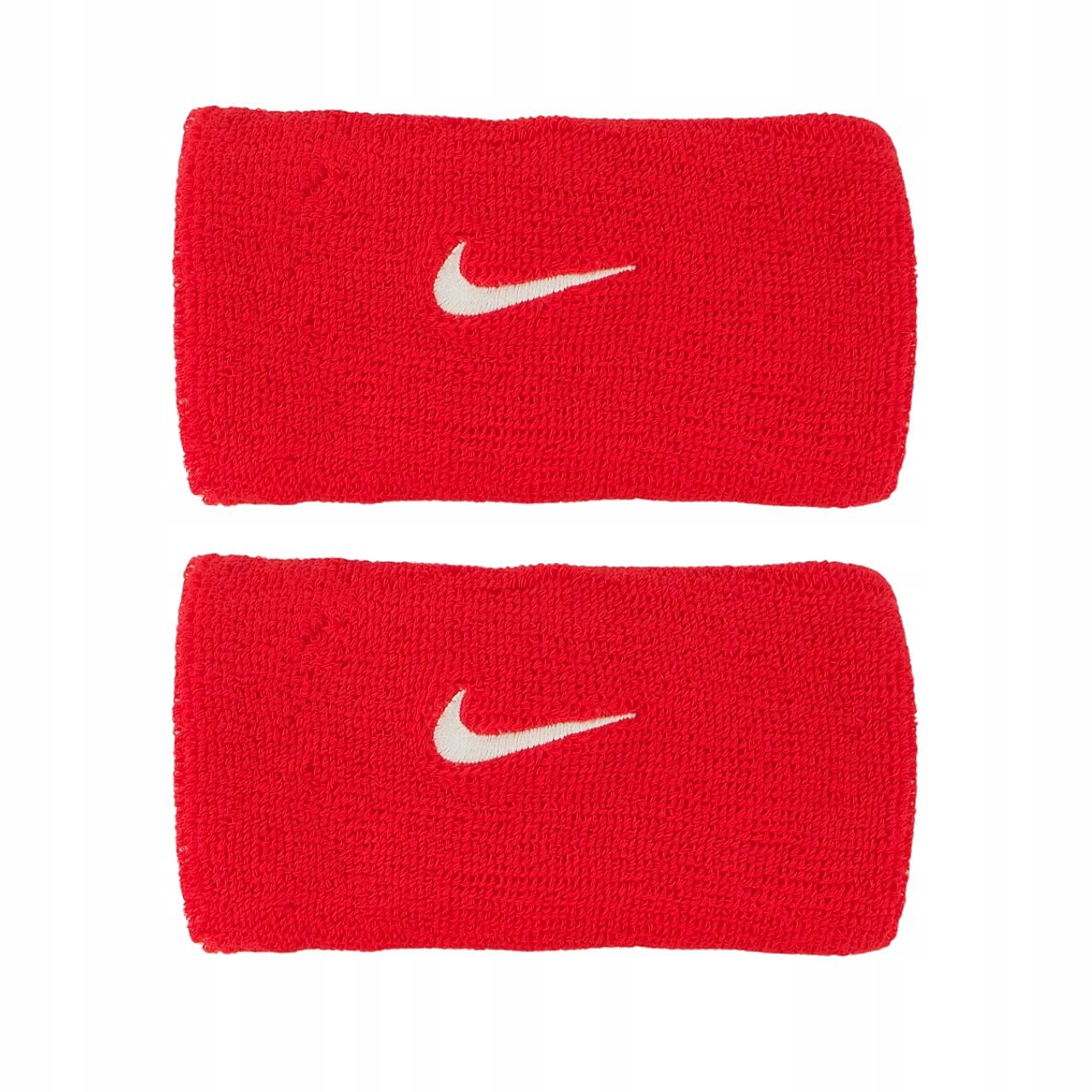 Frotky na ruku Nike Swoosh Wristbands 2 ks červené N1012406610OS
