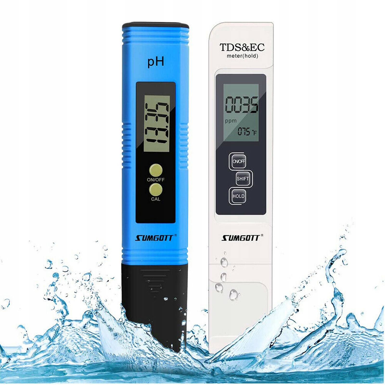 MIERNIK TWARDOŚCI WODY TESTER PH/TDS/EC 3W1 2 SZT Sklep, Opinie, Cena
