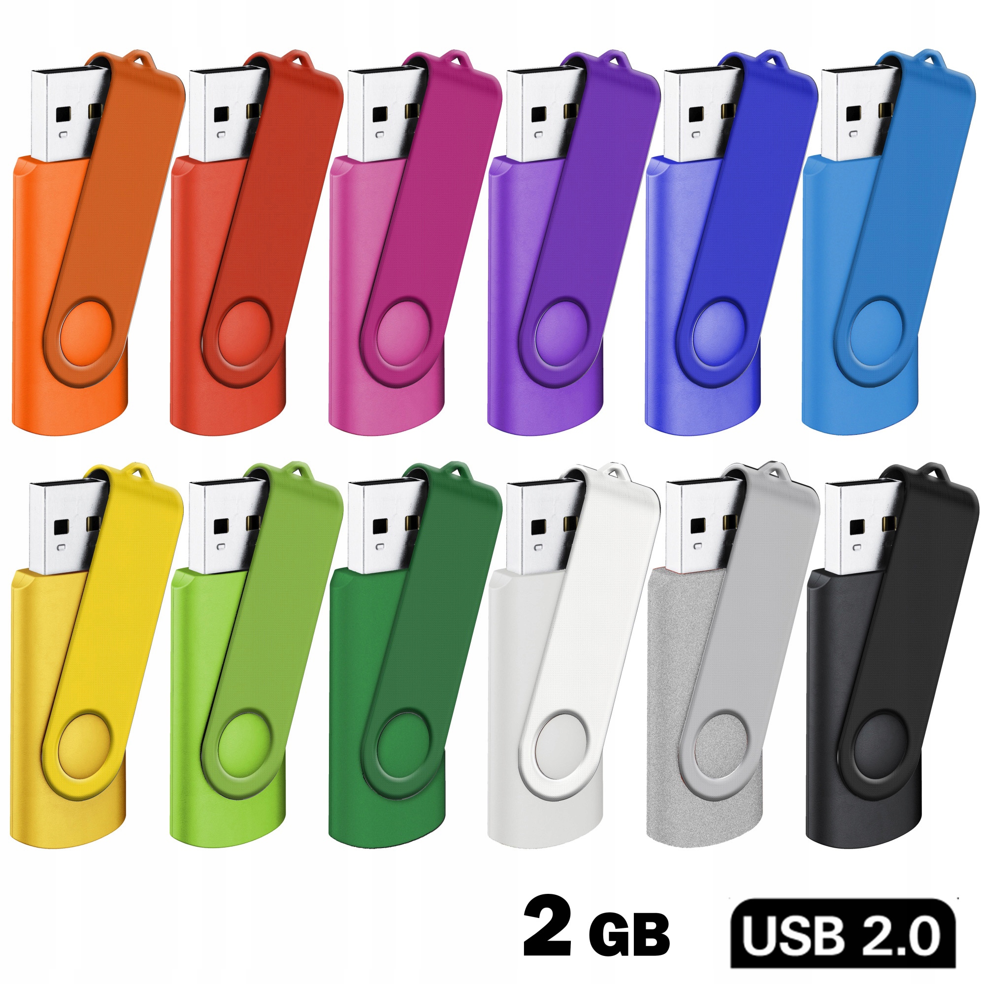 Флэш-накопитель HonStar Twister 2 ГБ USB 2.0 многоцветный