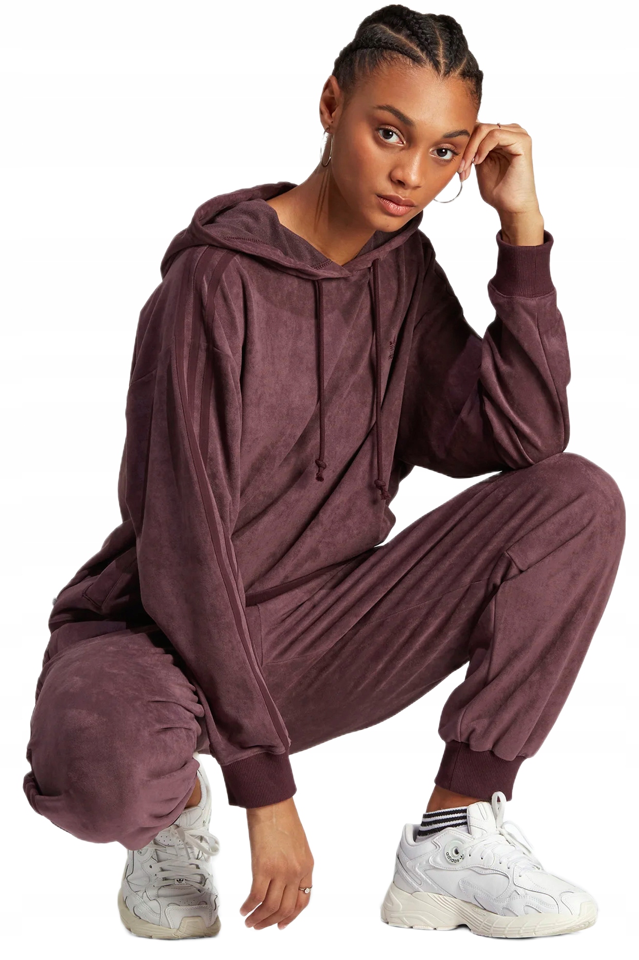 Spodnie Adidas Adicolor Classics Suede Cuffed Tracksuit Bottoms HM1693