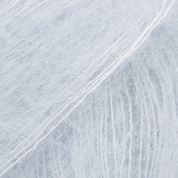 25g wełna moher jedwab Drops Kid-silk 07 błękitna