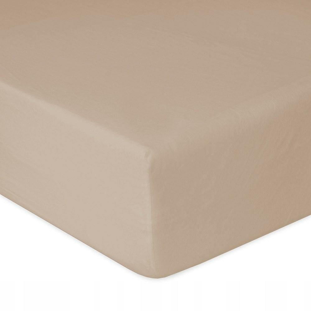 Prostěradlo jersey 150/160x190/200x30 béžové s gumičkou na matrace 30 cm