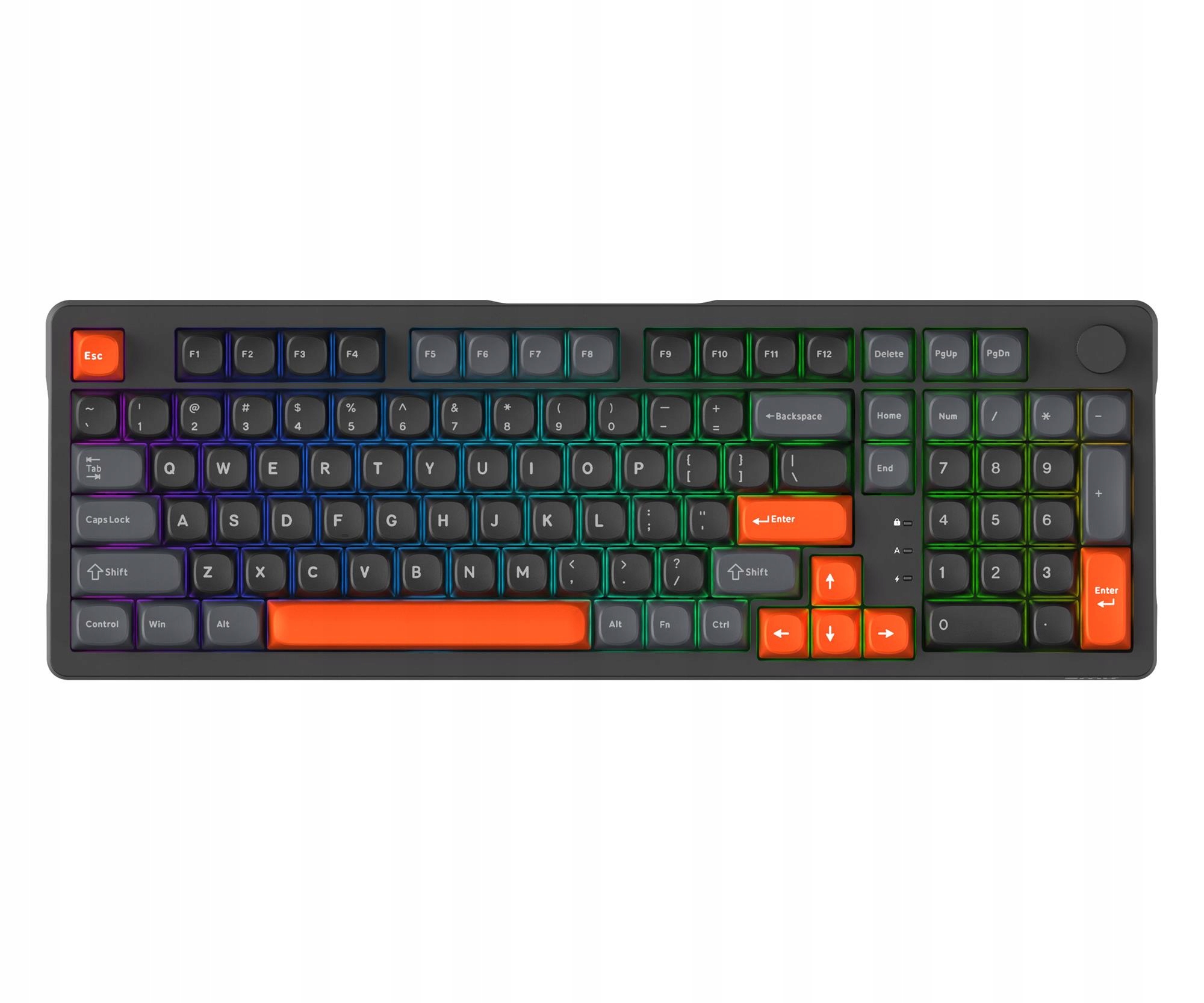 Klawiatura przewodowa Smx Sanshu Nougat Switch Carbon ignite