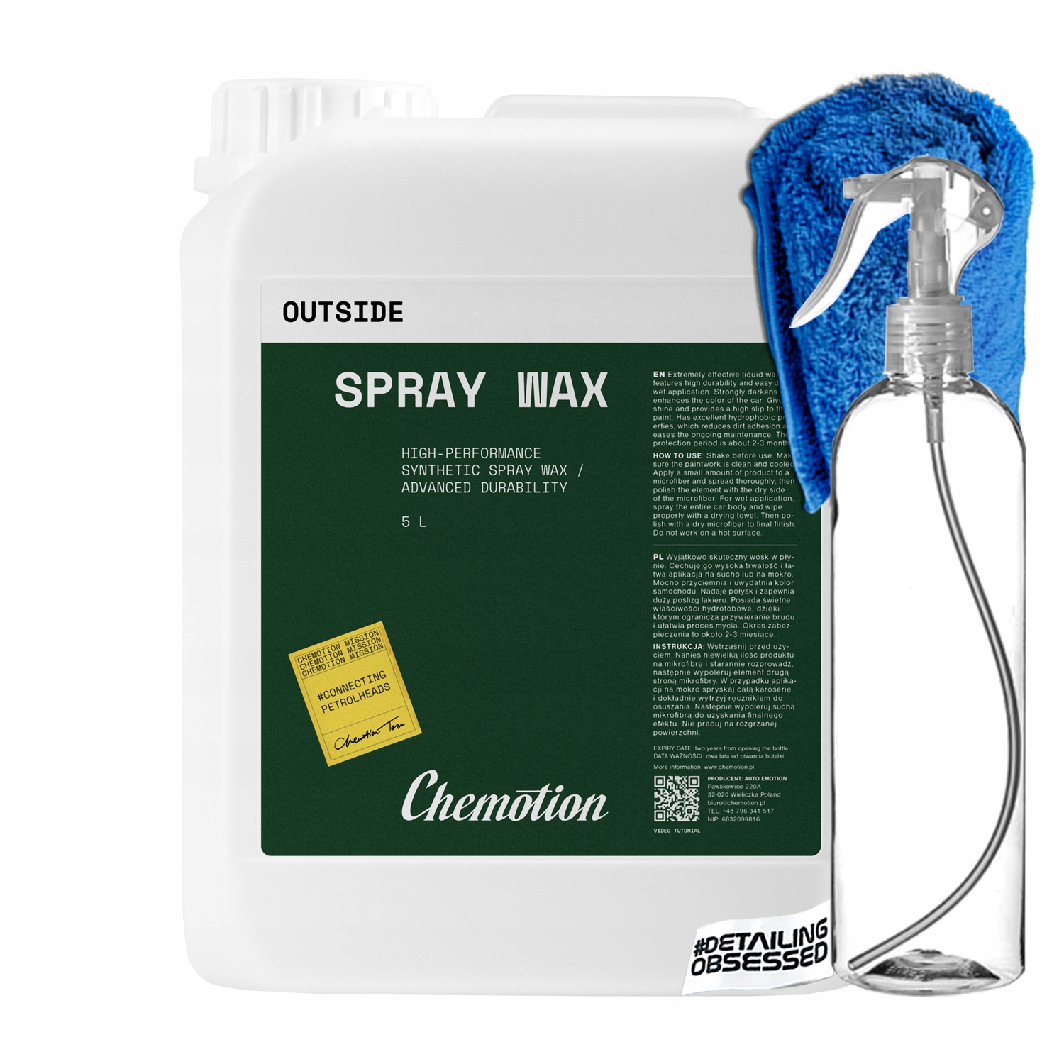 Chemotion Spray Wax 5000 ml syntetický vosk v spreji
