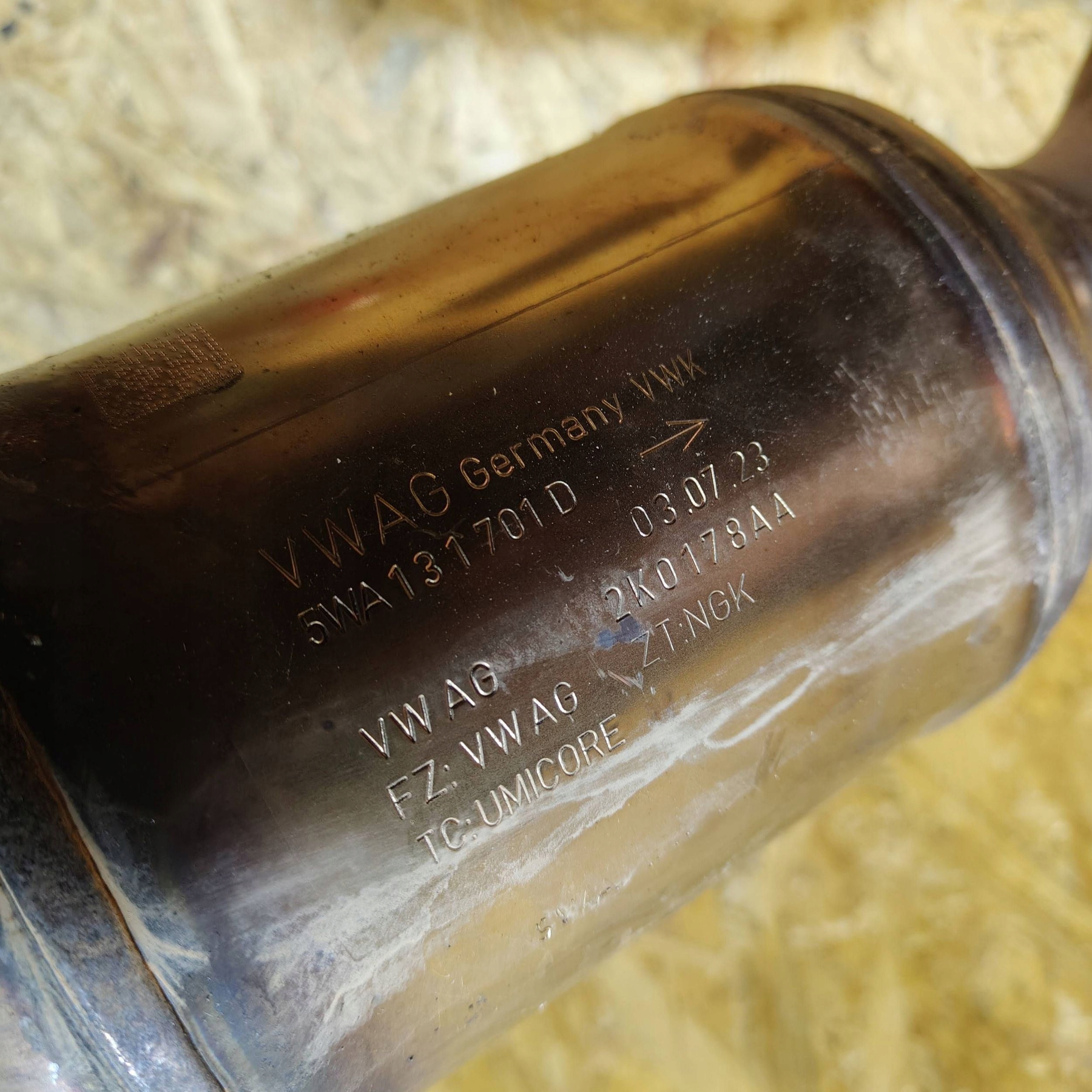 Seat Leon IV 2024 filter czastek stalych catalyst / FAP / DPF