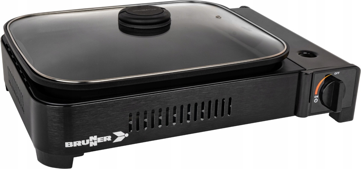 Stolový Plynový Gril Na Kartušu+panvica Brunner Devil Megagrill 2,2 kW