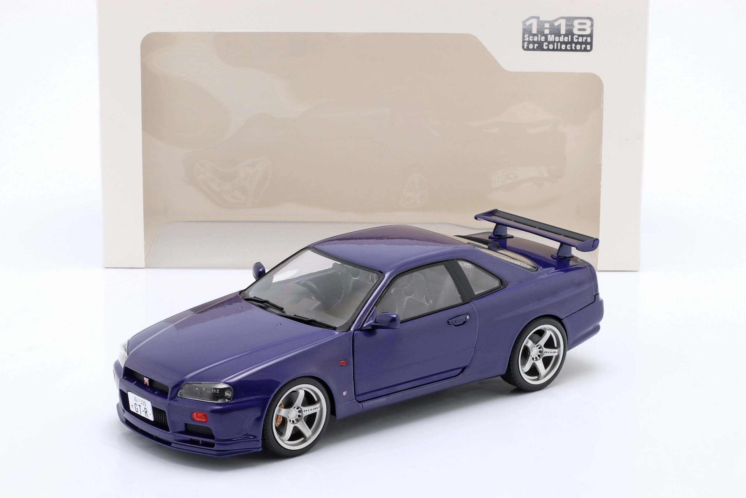 Nissan Skyline (R34) GT-R Blue 1999 Solido 1:18 • Cena, Opinie