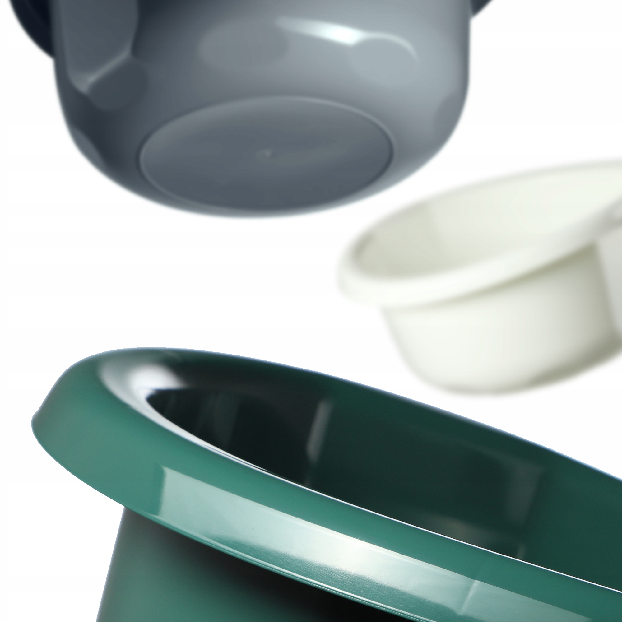 MISKA PLASTIKOWA OKRĄGŁA 25 L NA PRANIE MIEDNICA DUŻA Z UCHWYTAMI Wysokość produktu 23 cm