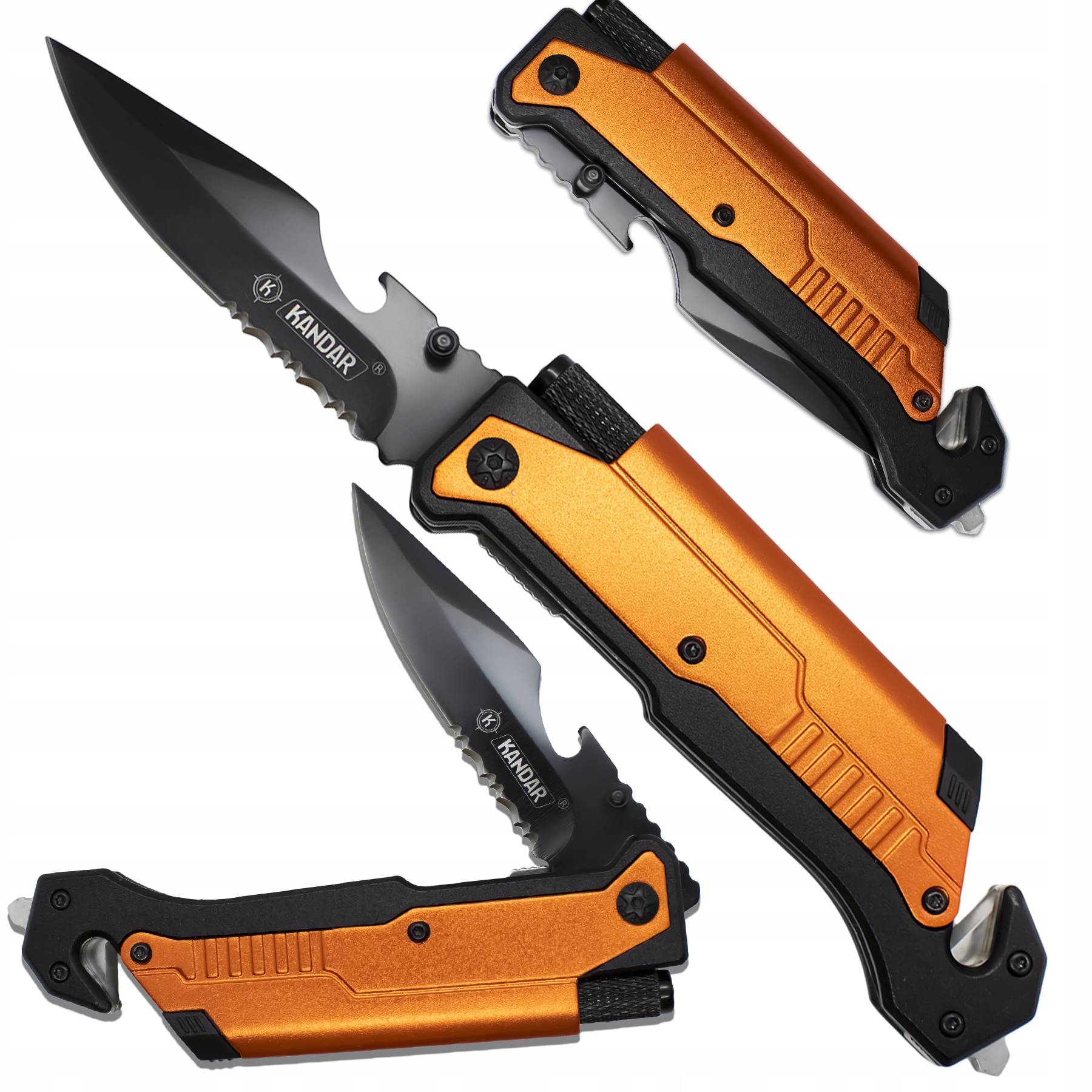 

Nóż Ratunkowy Z Piłą Do Cięcia Lin Kandar Pom