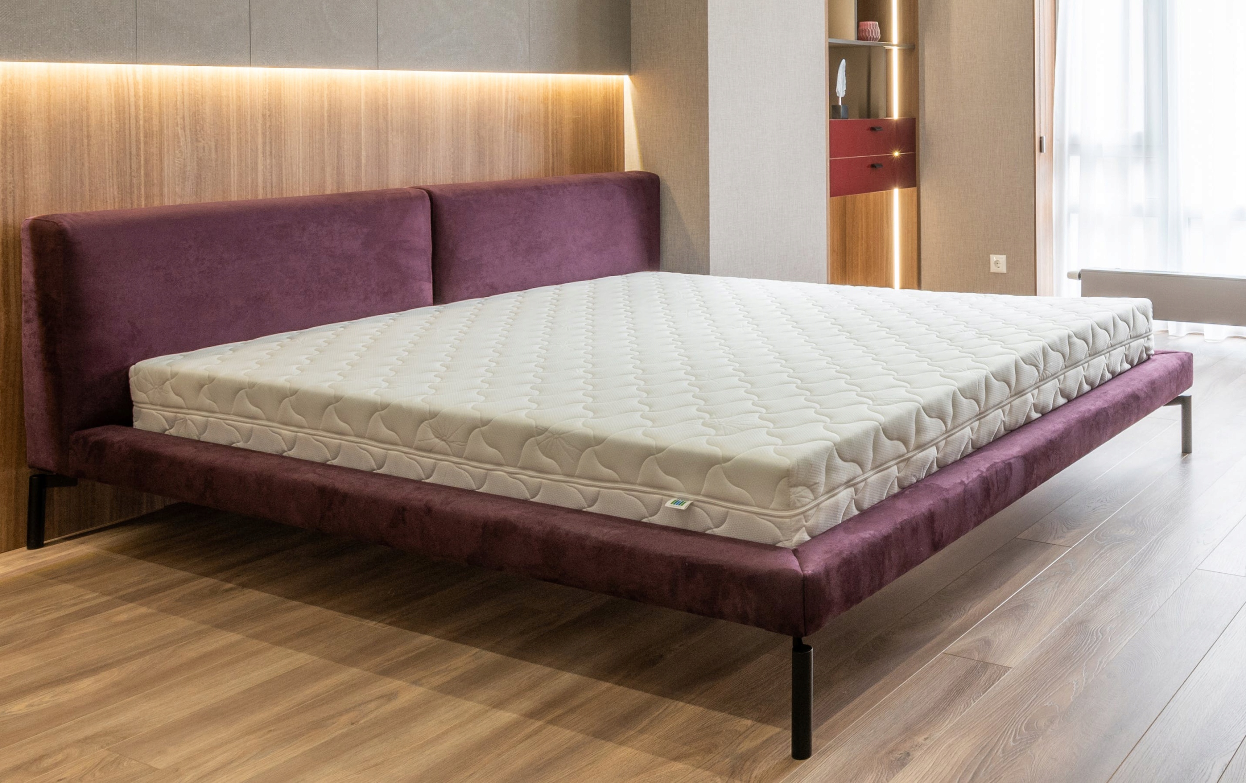 MATERAC PIANKOWY 100x200 wysokość 10cm średnio twardy H3 pikowany pokrowiec Twardość materaca H3