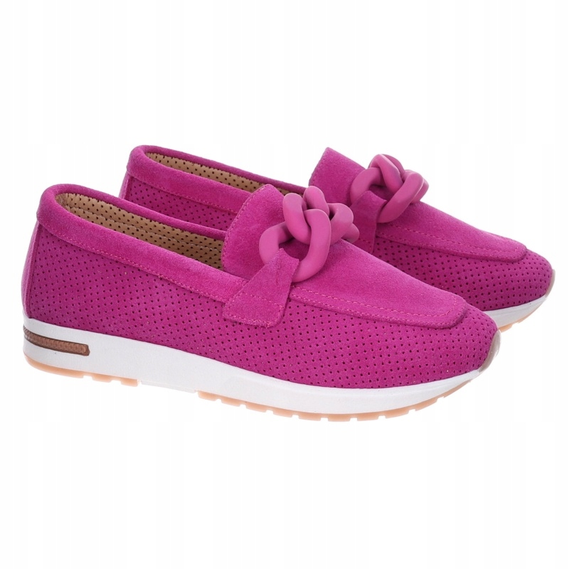 Dámské polobotky na tenisky Bombonella 10T-112.1110 207 fuchsiová kůže VEL.37